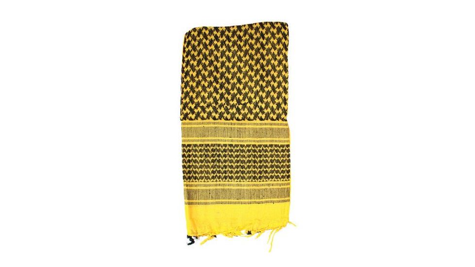 Red Rock Outdoor Gear Shemagh Head Wrap - Yellow/BLK, One-Size 70-20