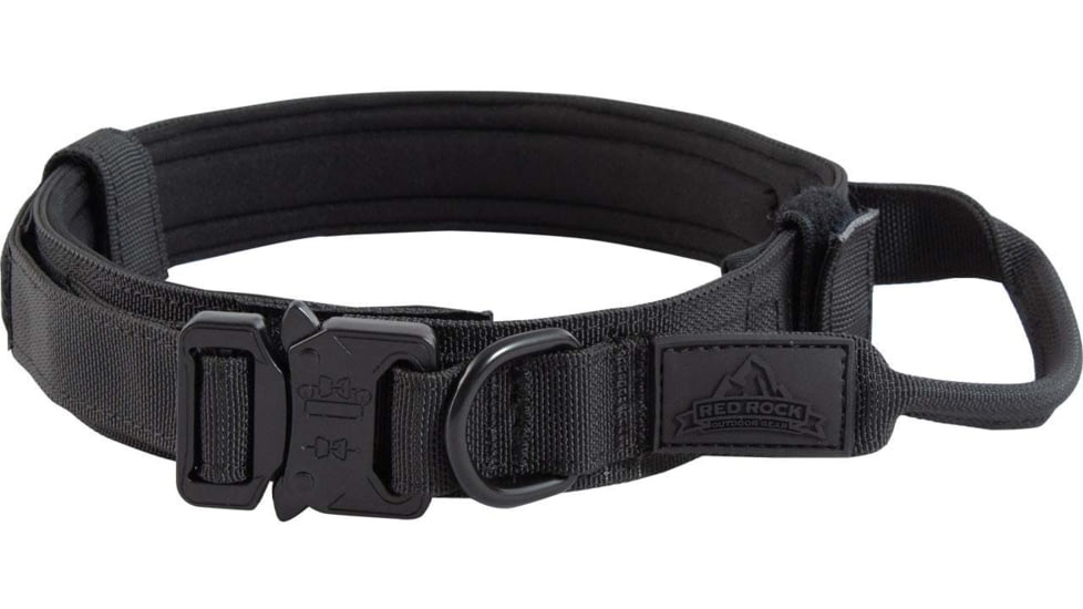 Red Rock Outdoor Gear Tactical Dog Collar, Black, Large, 38-26BLK-L