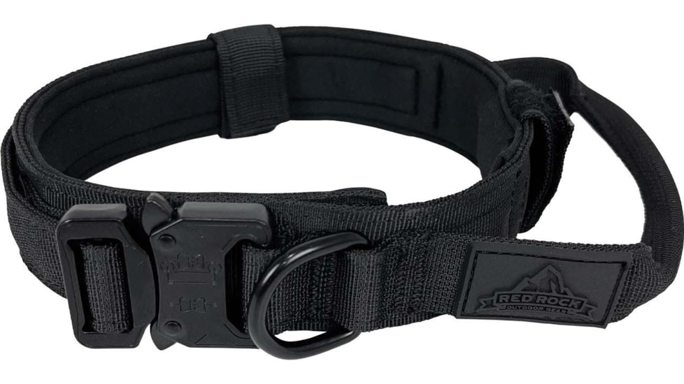 Red Rock Outdoor Gear Tactical Dog Collar, Black, Large, 38-26BLK-L