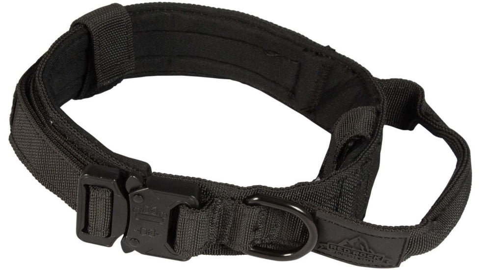 Red Rock Outdoor Gear Tactical Dog Collar, Black, Large, 38-26BLK-L