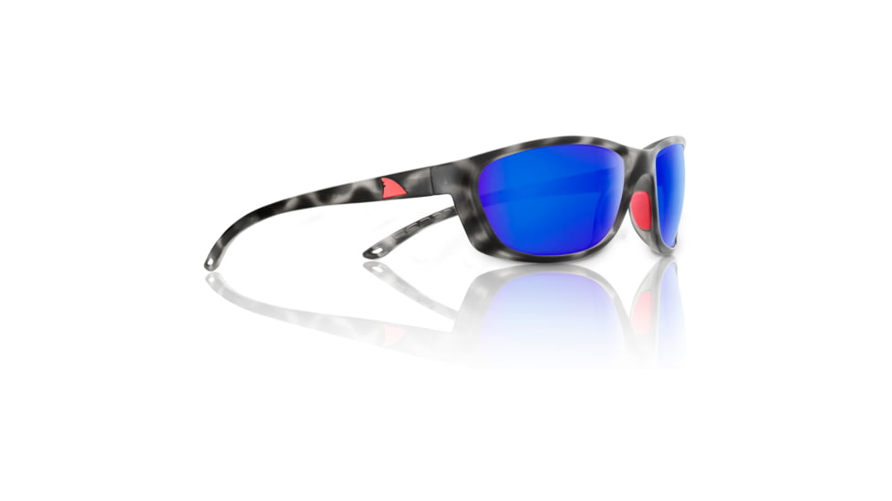 Redfin Polarized Keewaydin Sunglasses, Black Tortoise Frame, Atlantic Blue Polarized Lens, One Size, 1901