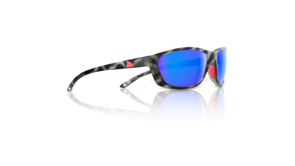 Redfin Polarized Keewaydin Sunglasses, Black Tortoise Frame, Coastal Blue Polarized Lens, One Size, 1902