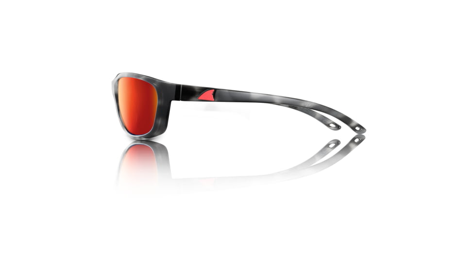 Redfin Polarized Keewaydin Sunglasses, Black Tortoise Frame, Hull Red Polarized Lens, One Size, 1903