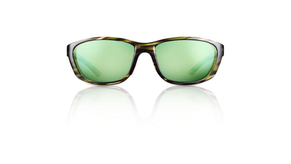 Redfin Polarized Keewaydin Sunglasses, Driftwood Frame, Seagrass Polarized Lens, One Size, 1904