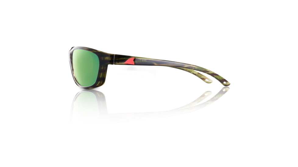 Redfin Polarized Keewaydin Sunglasses, Driftwood Frame, Seagrass Polarized Lens, One Size, 1904