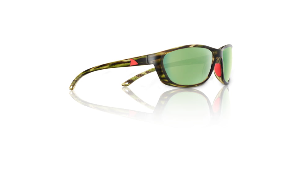 Redfin Polarized Keewaydin Sunglasses, Driftwood Frame, Seagrass Polarized Lens, One Size, 1904