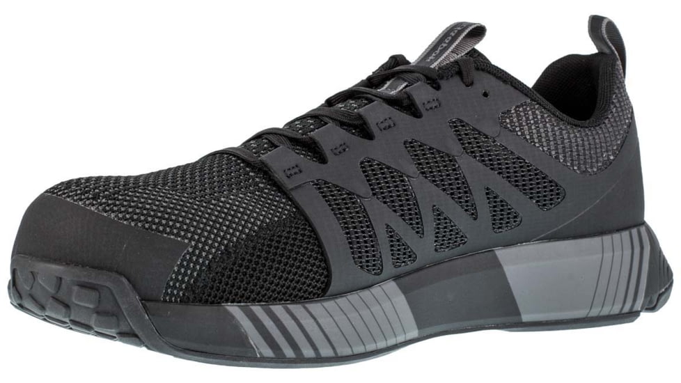 Reebok Fusion Flexweave Athletic Work Shoe W/ Composite Toe - Black/gray - RB4310-W-030