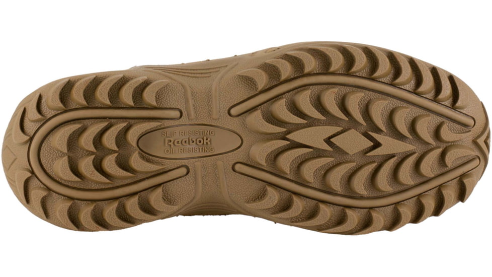Reebok Mens Rapid Response RB Stealth 8in Boot w/Side Zipper, Coyote, 11.5, RB8850-COYOTE-11.5-MENS-W