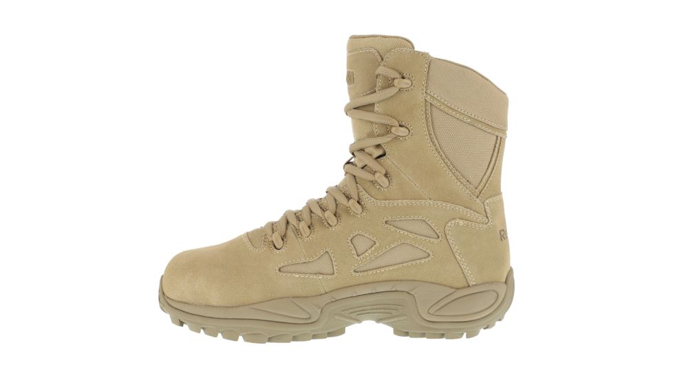 Reebok Rapid Response RB 8in. Desert Tan Military Boot, 13 RB8896-TAN-13-MEN-M