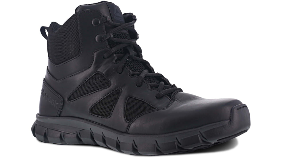 Reebok Sublite Cushion Tactical Boot 6 inch - Womens, Black, 9.5, Wide, 690774455023