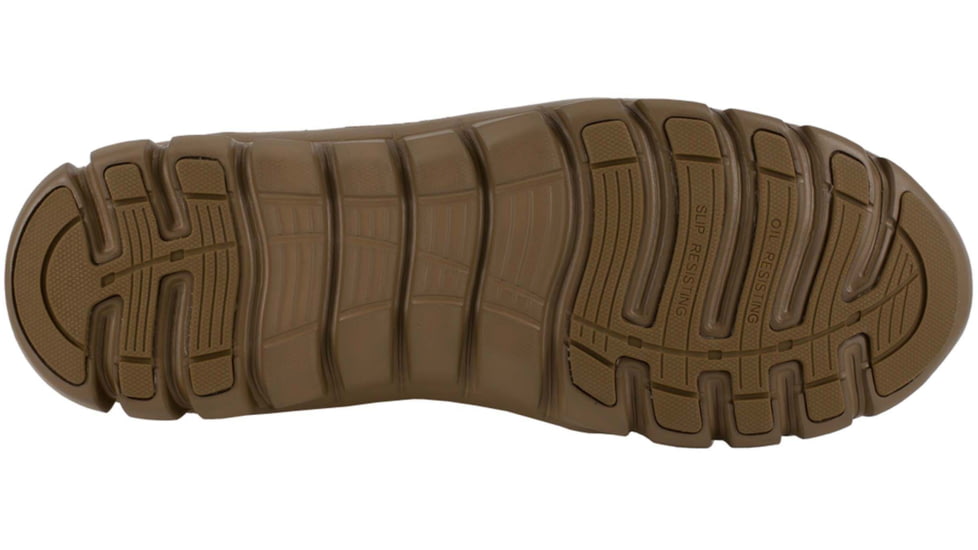 Reebok Sublite Cushion Tactical Boot 8 inch Tactical Boot with Side Zipper - Mens, Medium, Coyote, 5, 690774477049