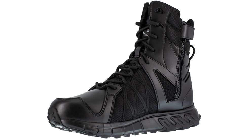 Reebok Trailgrip Tactical Military Soft Toe - Mens, Medium, Insulated, Black, 7, 690774499614