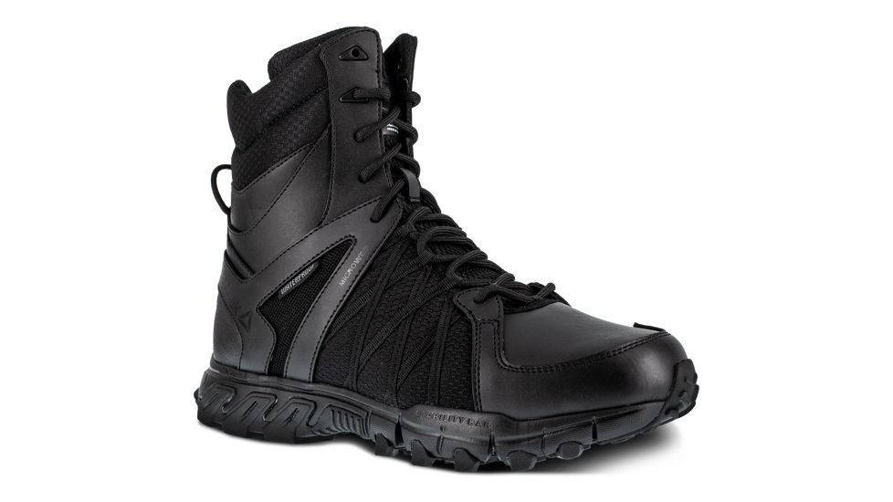 Reebok Trailgrip Tactical Military Soft Toe - Mens, Medium, Insulated, Black, 7, 690774499614