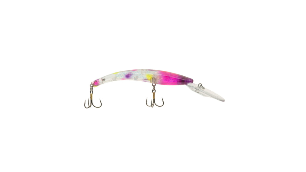 Reef Runner Deep Diver 800 Rattling Minnow, 28ft Diving Depth 6-3/16in, 5/8oz, Bare Naked Barbie, 800182