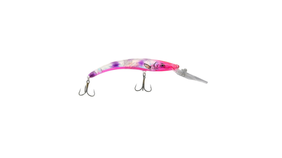 Reef Runner Deep Diver 800 Rattling Minnow, 28ft Diving Depth 6-3/16in, 5/8oz, Crippler, 800250