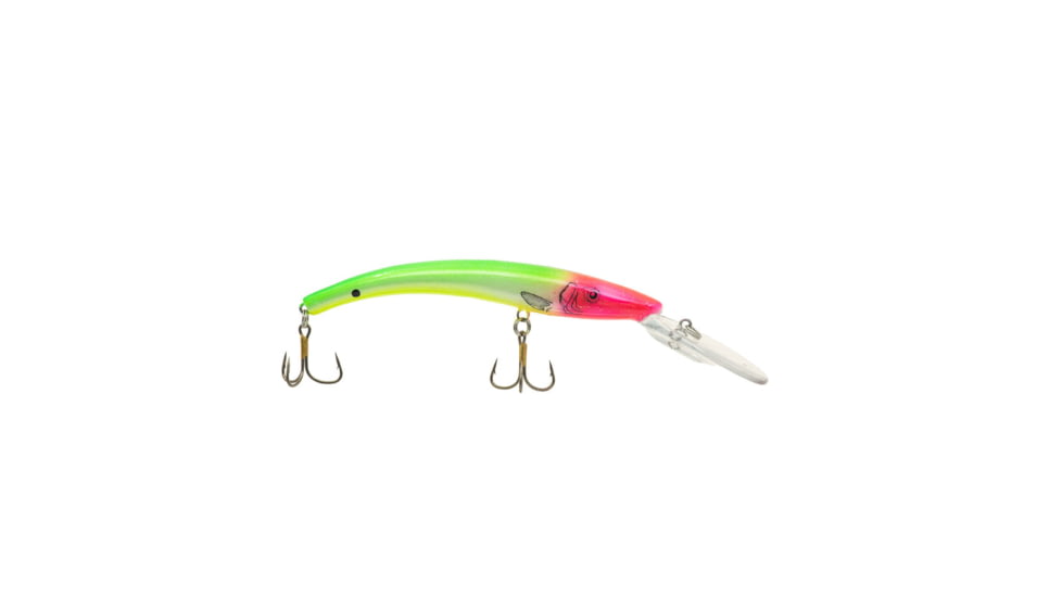 Reef Runner Deep Diver 800 Rattling Minnow, 28ft Diving Depth 6-3/16in, 5/8oz, Hot Head, 800296