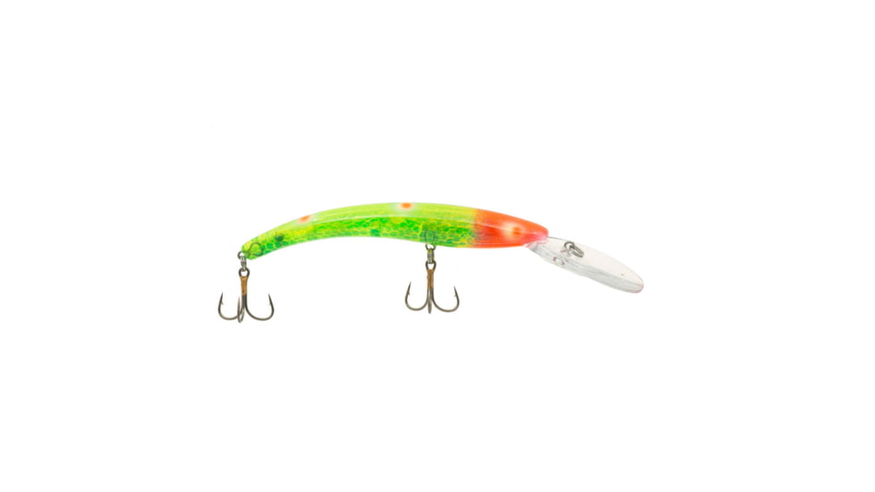 Reef Runner Deep Diver 800 Rattling Minnow, 28ft Diving Depth 6-3/16in, 5/8oz, Hulk, 800228