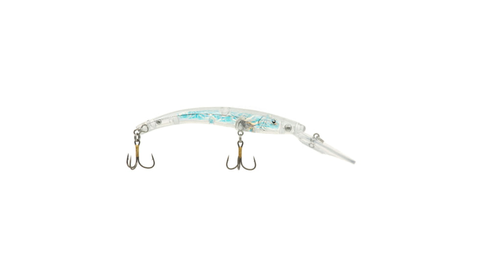 Reef Runner Deep Little Ripper 600 Minnow, 21ft Diving Depth, 4 9/16in, 1/4oz, Floating, Bare Naked, 600130