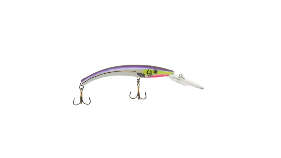 Reef Runner Deep Little Ripper 600 Minnow, 21ft Diving Depth, 4 9/16in, 1/4oz, Floating, Eriedescent, 60088