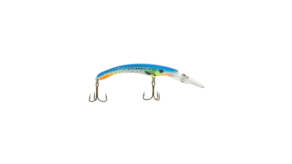 Reef Runner Deep Little Ripper 600 Minnow, 21ft Diving Depth, 4 9/16in, 1/4oz, Floating, Wild Thing, Huckleberry, 60077