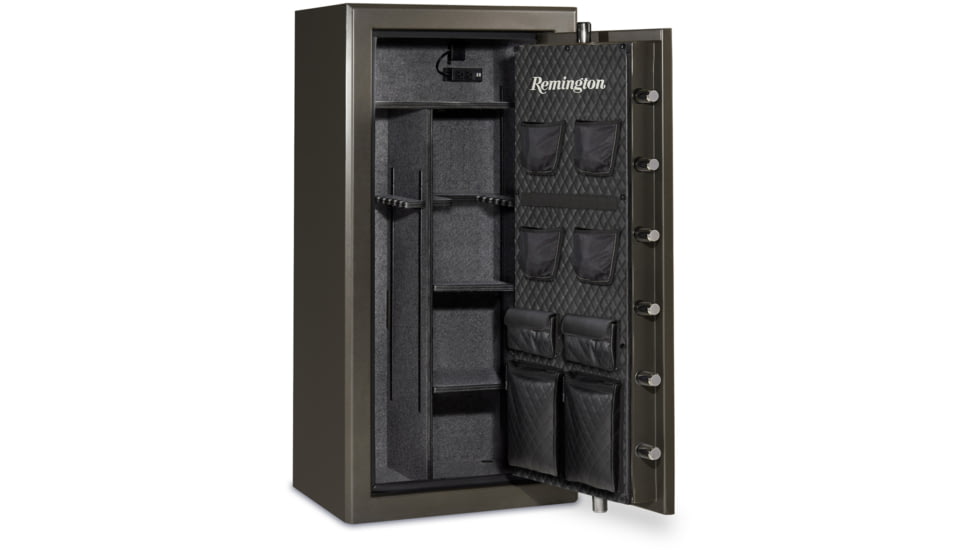 Remington Express Series Gun Safe, 24-Gun, Graphite Satin Metallic Powder Coat, SECSAR5924E