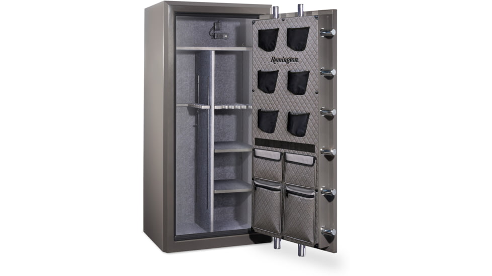 Remington Nitro Series Gun Safe, Holds 26 + 6, Seltzer Gray-Gloss Metallic Powder Coat, SECSAR6526N