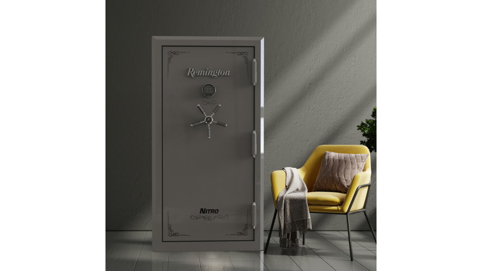 Remington Nitro Series Gun Safe, Holds 26 + 6, Seltzer Gray-Gloss Metallic Powder Coat, SECSAR6526N