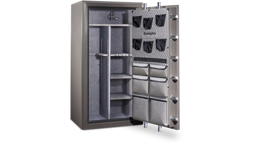 Remington Nitro Series Gun Safe, Holds 36 + 6, Seltzer Gray-Gloss Metallic Powder Coat, SECSAR6536N