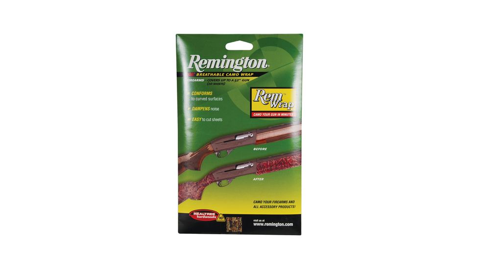 Remington Rem Wrap Adhesive Camouflage For Your Firearm Realtree Hardwoods