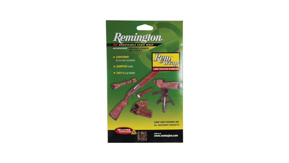 Remington Rem Wrap Adhesive Camouflage For Your Gear Realtree Hardwoods