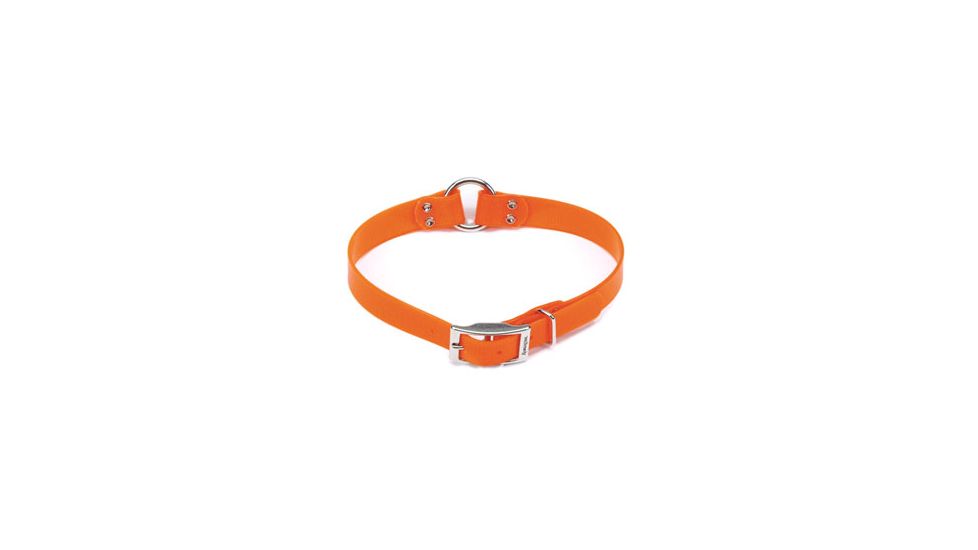 Remington Sporting Dog Center Ring Nylon Safety Collar, Orange, Waterproof, 18 in. R4905-G-ORG18