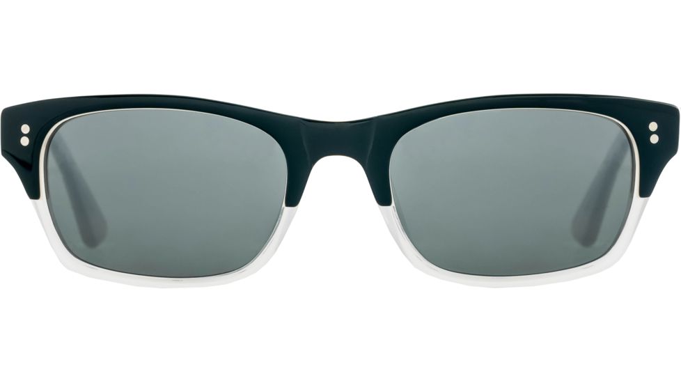 Reptile Sun Agamid Sunglasses, Black/Matte Crystal Frame, Titanium Black/Glass Lens, Polarized, AGABBM