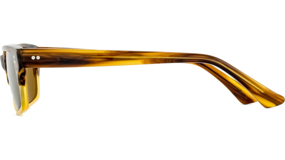 Reptile Sun Agamid Sunglasses, Tortoise Fade Frame, Titanium Gold/Glass Lens, Polarized, AGAGTF