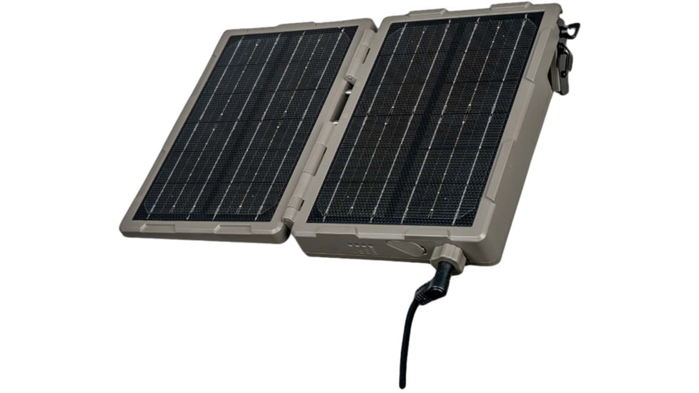 Reveal by Tactacam External Solar Panel 12V Folding, Black, RV-SP-V02