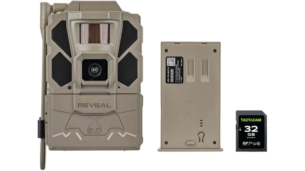 Reveal by Tactacam X 3.0 Starter Value Pack, Gray, RV-XG3-BNDL2