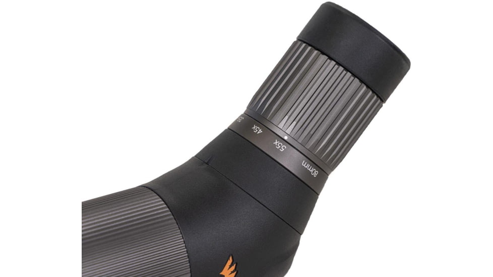 Revic Acura Spotting Scope, 27-55x, 80mm Objective, Dark Gray/Orange, AY-R-E1002