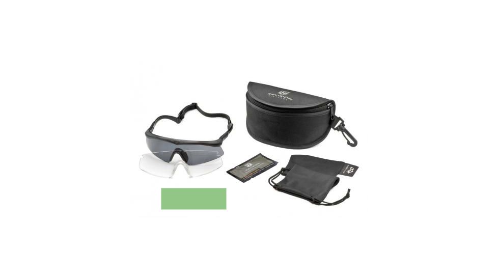 Revision Sawfly Goggles Military Kit, Regular, Foliage Green w/Clear &amp; Smoke Lenses 4-0076-9815