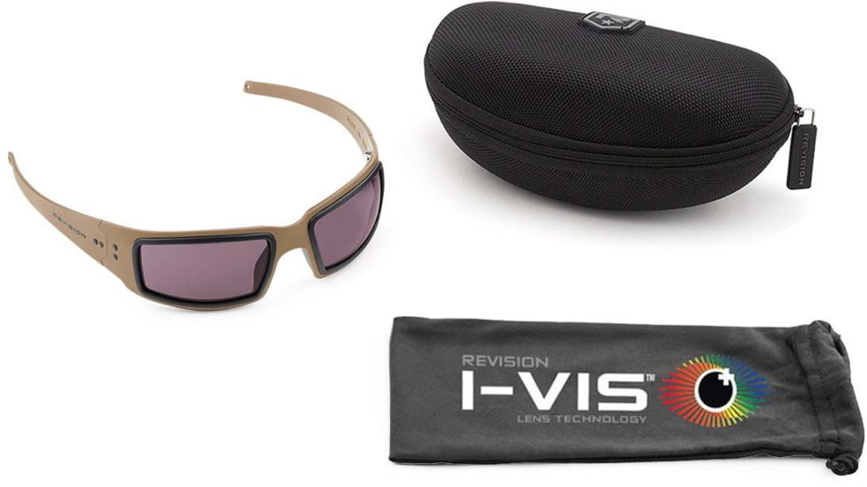 Revision Speed Demon Sunglasses Basic Kits, Cerakote Coyote Brown Frame, Clara Lens, 4-0756-0012