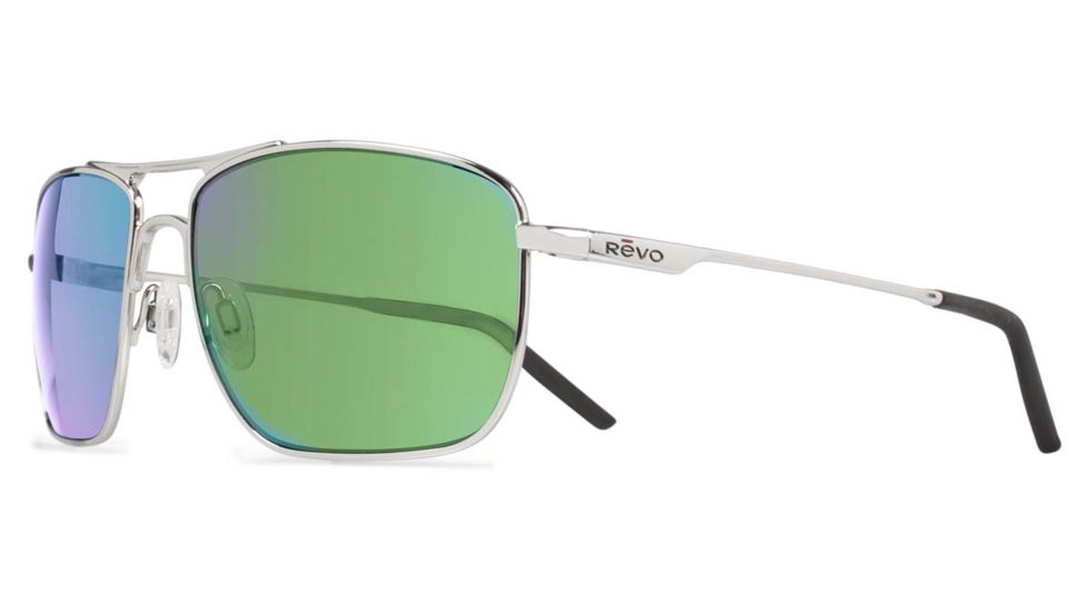 Revo GroundSpeed Sunglasses, Chrome Frame, Green Water Lens RE3089-04-GN