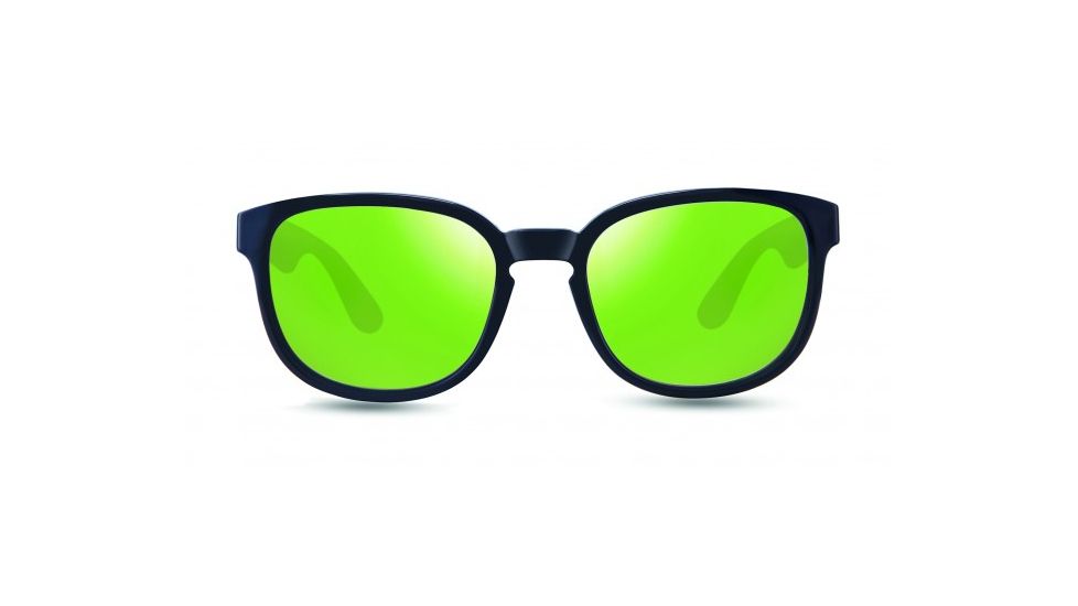 Revo Kash Global Fit Sunglasses, Navy/Grey/Atlantic Frame, Green Water Lens, Polarized, RE 1028GF 05 GN