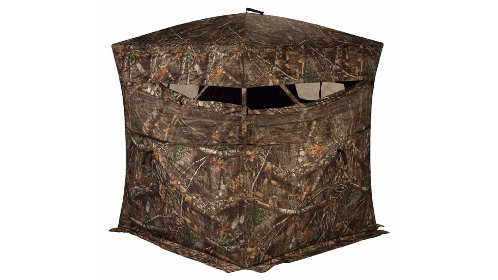 Rhino Blinds 150 Hunting Ground Blind RTE Hunting, Realtree Edge, 58inx58inx66in R150-RTE