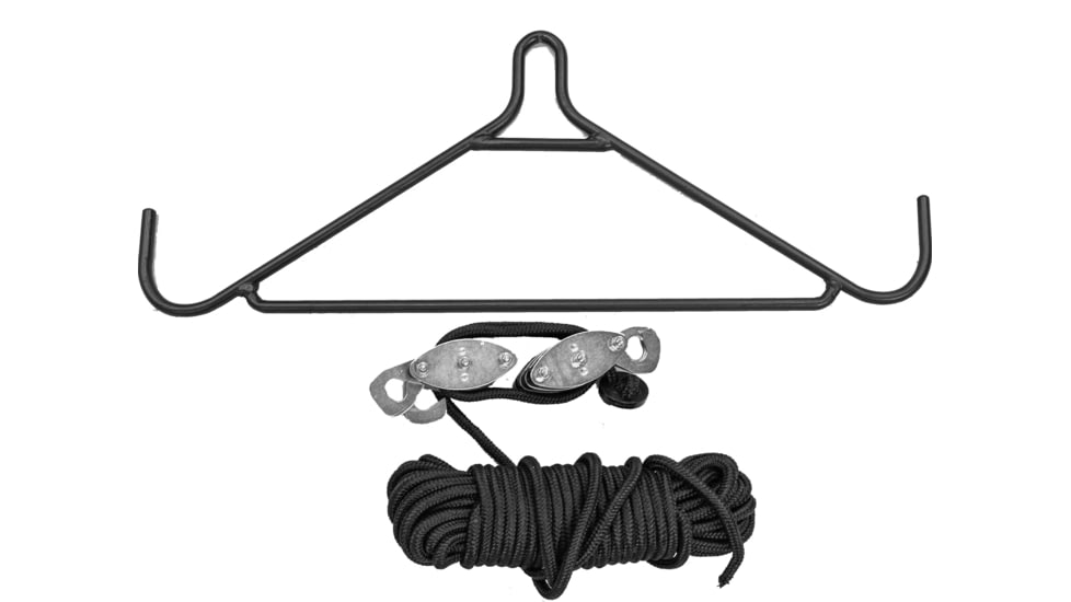 Rhino Blinds Gambrel System and Hoist, Black/Steel, RTDH-200