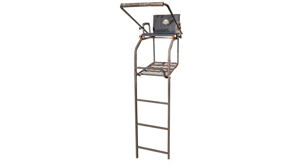 Rhino Blinds Ladderstand, 16ft, Black/Steel, RTL-200