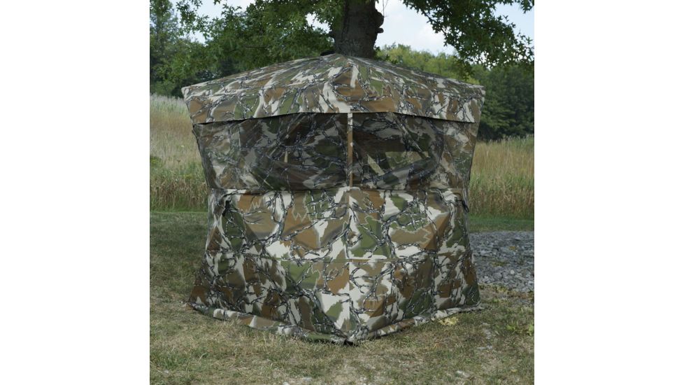 Rhino Blinds Mossy Oak Predator Os Blind, Camo, 88in x 88in Hub to Hub 2X-P