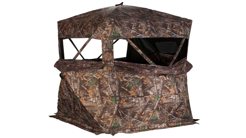 Rhino Blinds R-600 Bone Collector Hunting Blind, 77x77x71in, Realtree Edge, R600BC-RTE