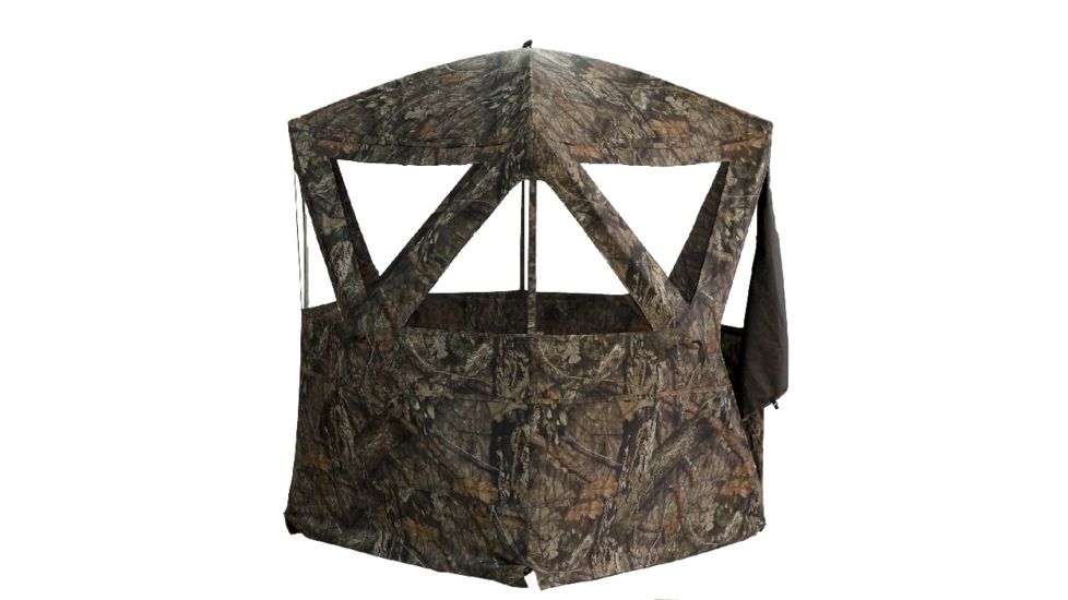 Rhino Blinds Rhino -300 Hunting Ground Blind Hunting Acc, Mossy Oak Break Up Country, 58 in x 58 in x 78 in R300-MOC