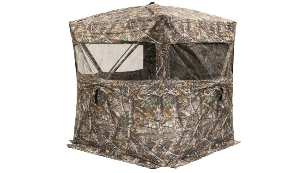 Rhino Blinds Rhino-600 Hunting Ground Blind, Realtree Edge, R600-RTE