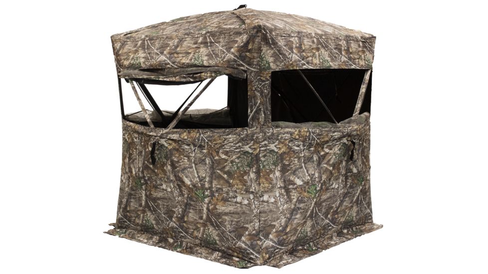 Rhino Blinds Rhino-600 Hunting Ground Blind, Realtree Edge, R600-RTE