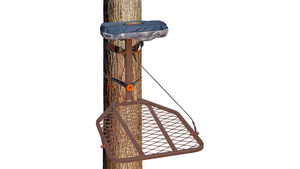 Rhino Blinds Basic Hang On Tree Stand, Black, RTH-052
