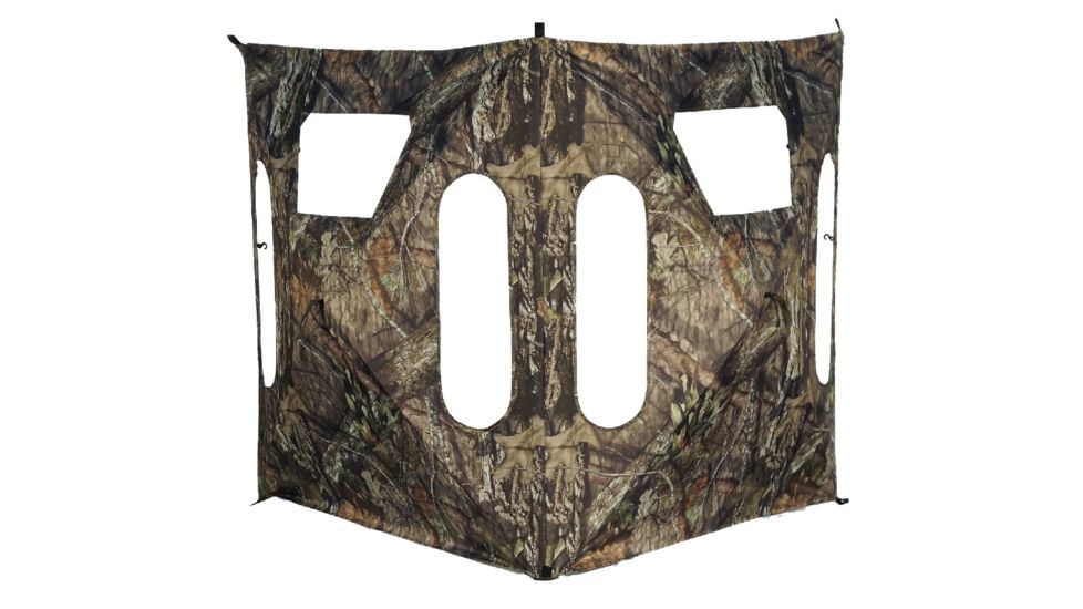 Rhino Blinds Rhino Cut N Run With Bow Windows, Mossy Oak Break Up Country, 112 in x 56 in CRC-105B